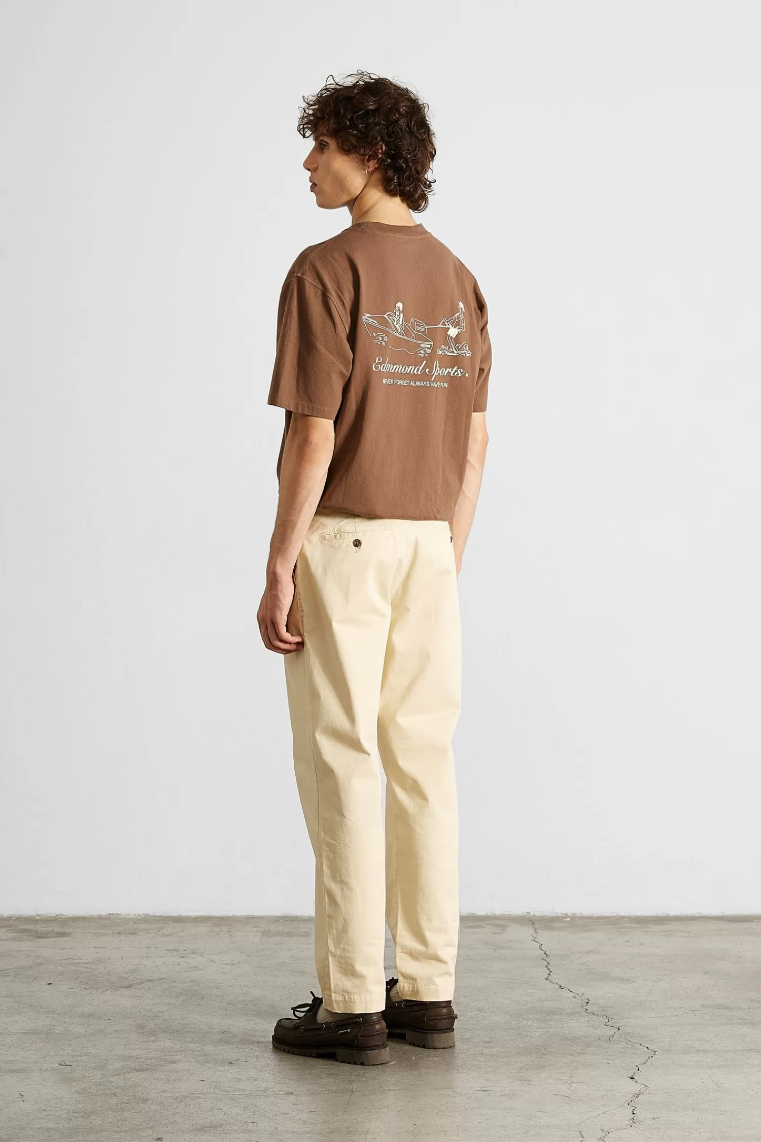 T-Shirts | Edmmond Studios Calypso Ii Plain Brown