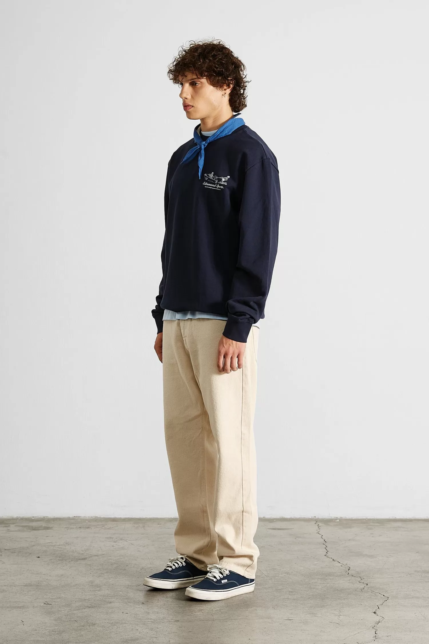 Sweatshirts | Edmmond Studios Calypso Ii Sw Plain Navy