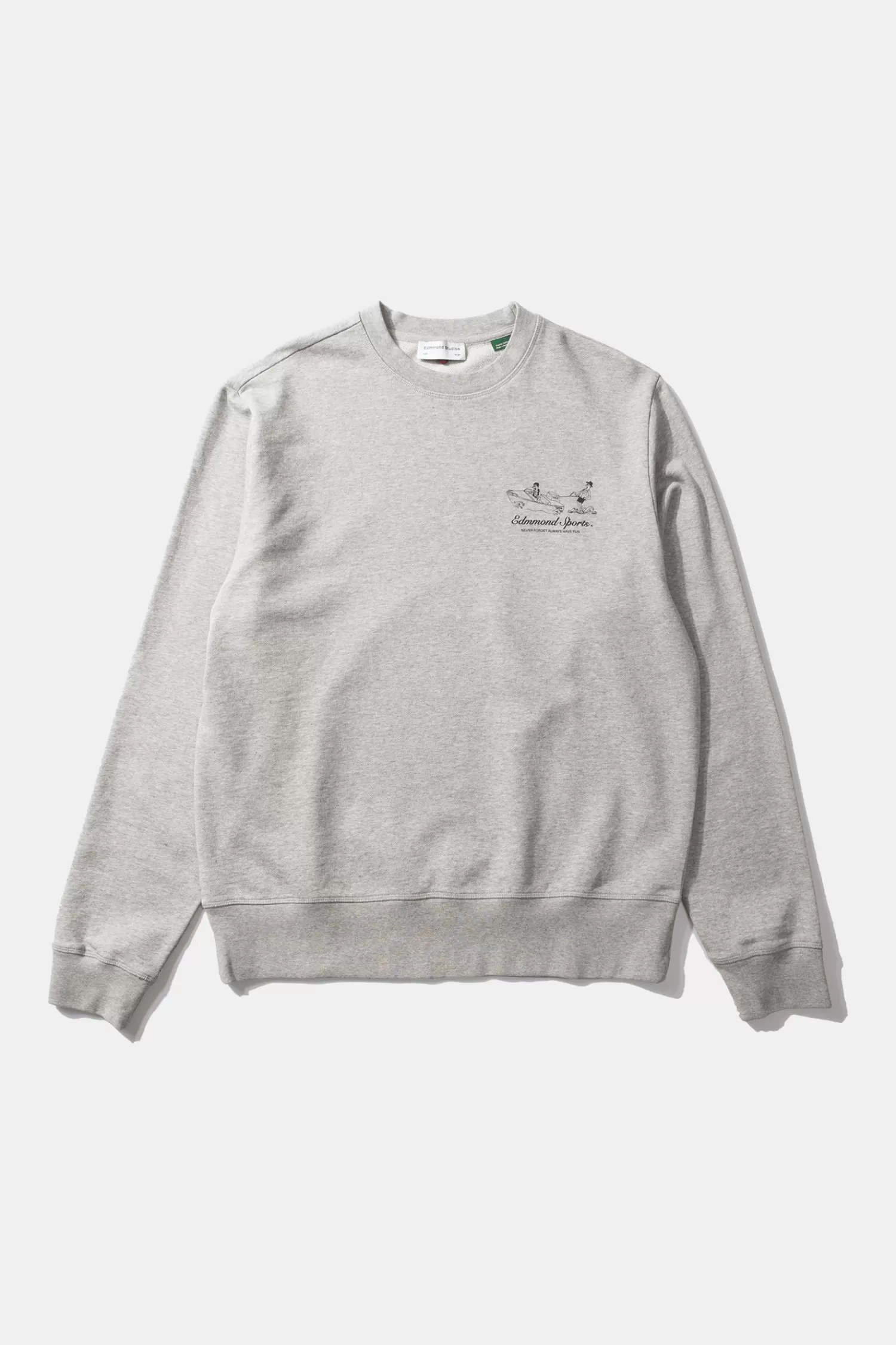 Sweatshirts | Edmmond Studios Calypso Sw Plain Grey Melange