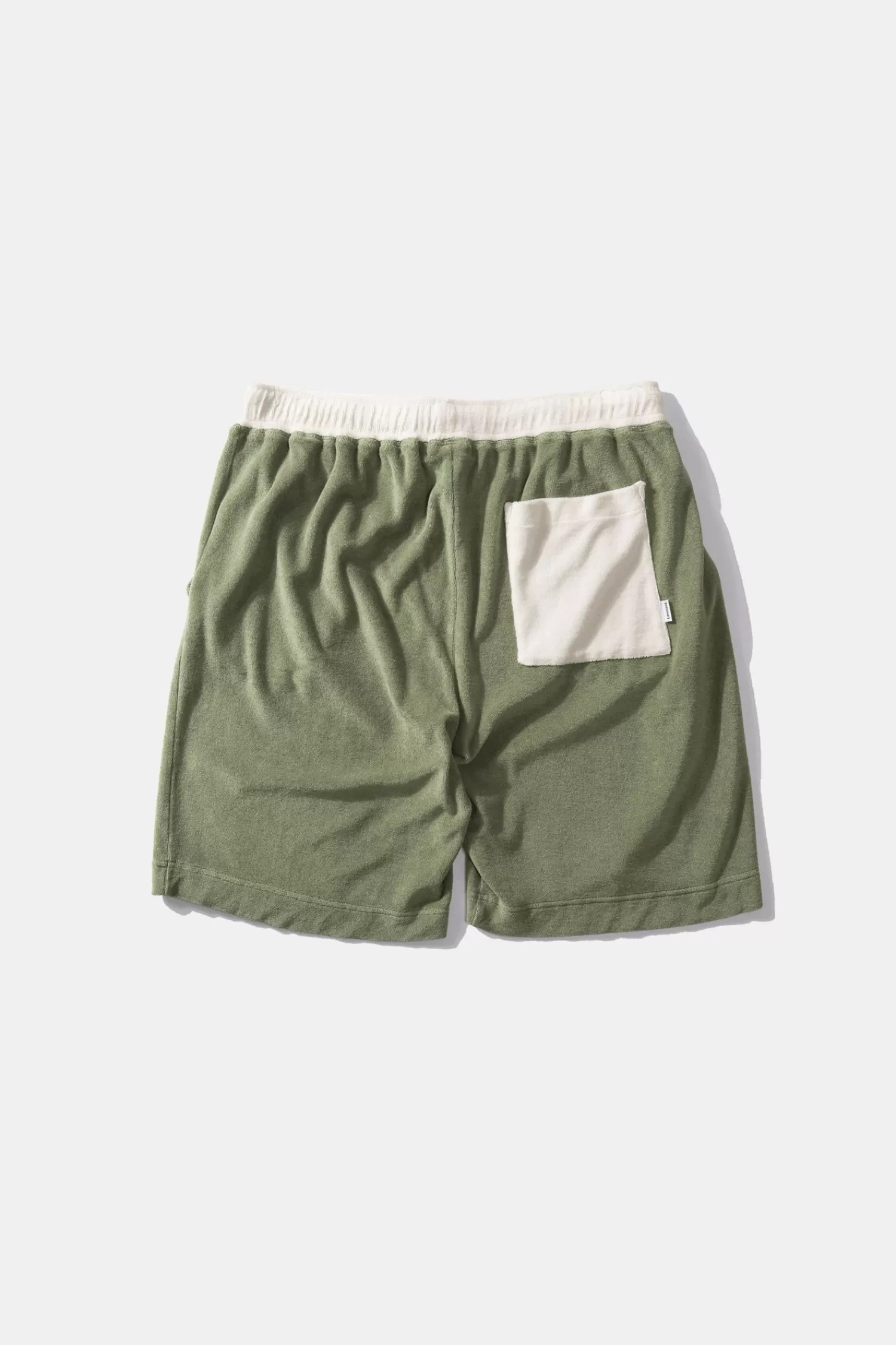 Trousers | Edmmond Studios Contrast Terry Shorts Plain Olive