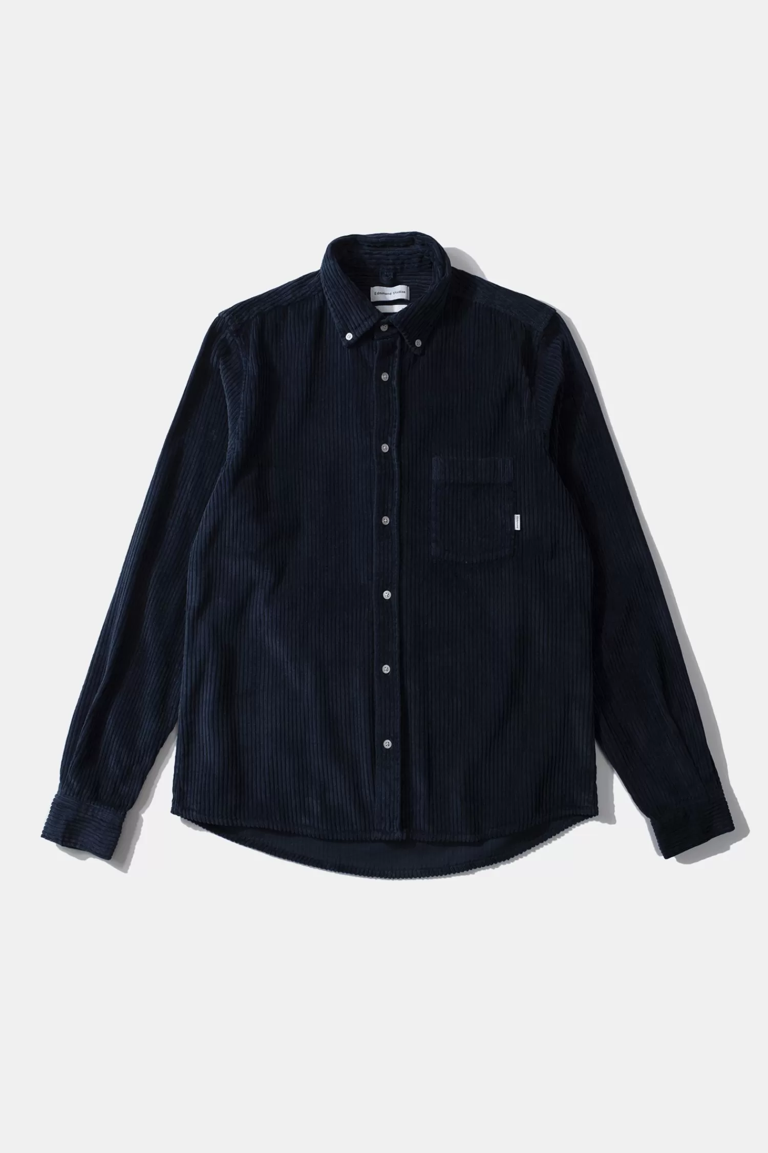 Shirts | Edmmond Studios Cord Shirt Plain Navy