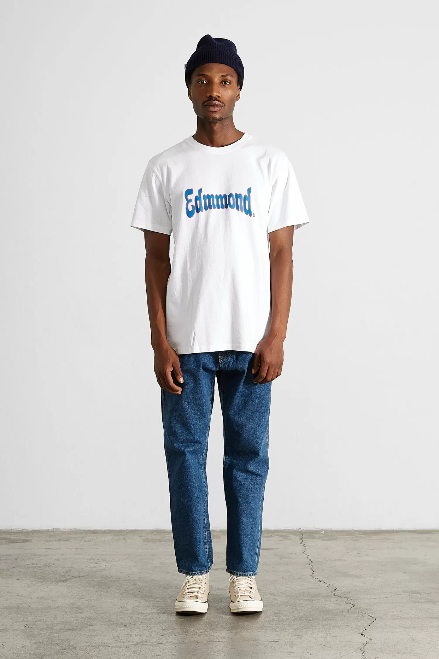 T-Shirts | Edmmond Studios Curly Plain White