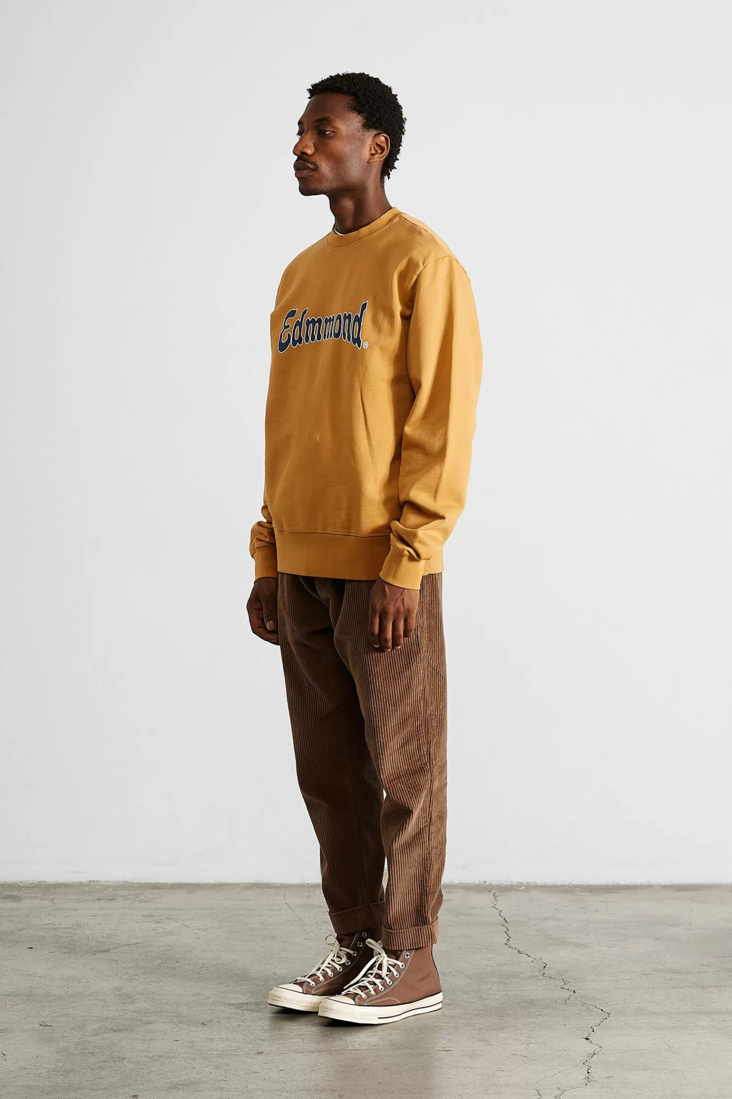 Sweatshirts | Edmmond Studios Curly Sw Plain Caramel