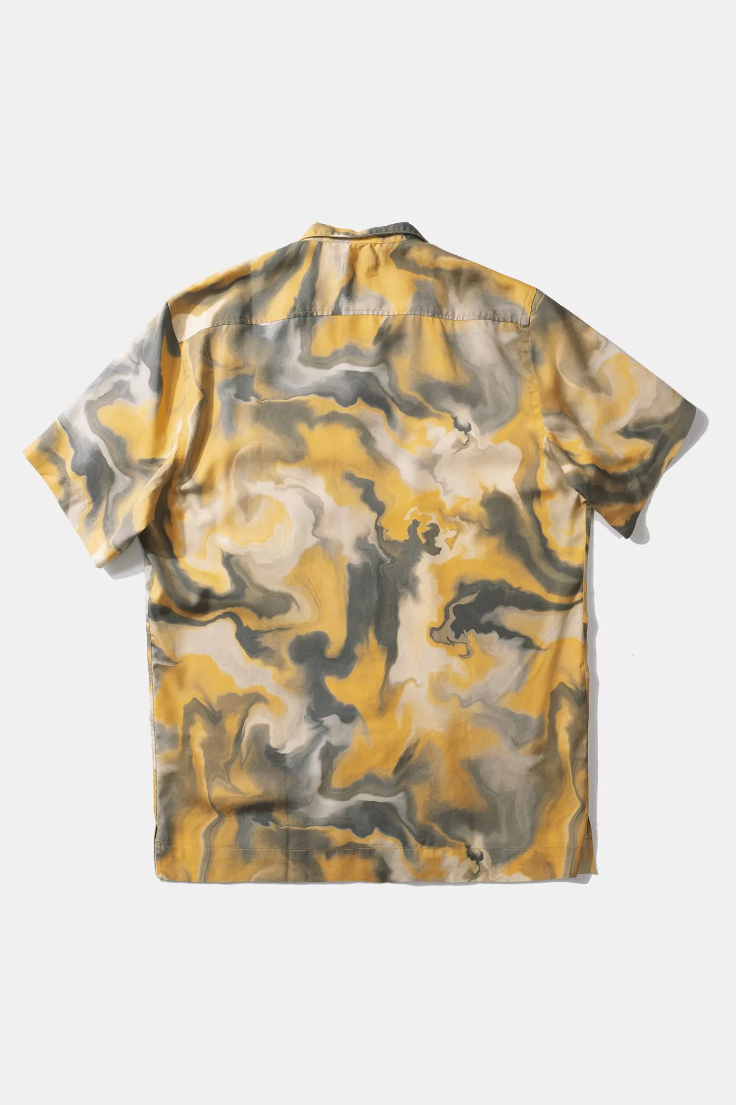 Shirts | Edmmond Studios Darius Short Sleeve Plain Mustard