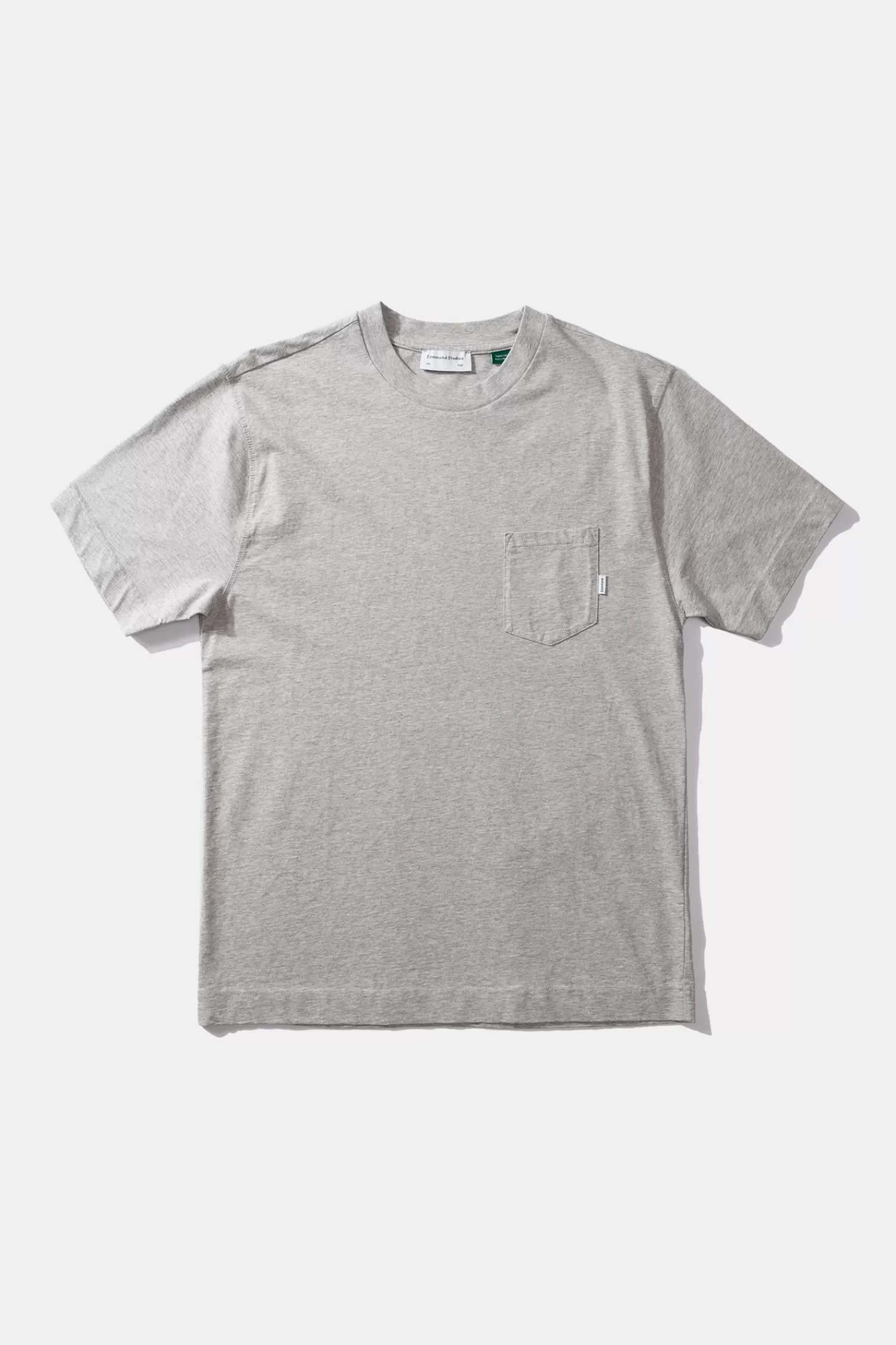 T-Shirts | Edmmond Studios Hugo Tee Plain Grey Melange