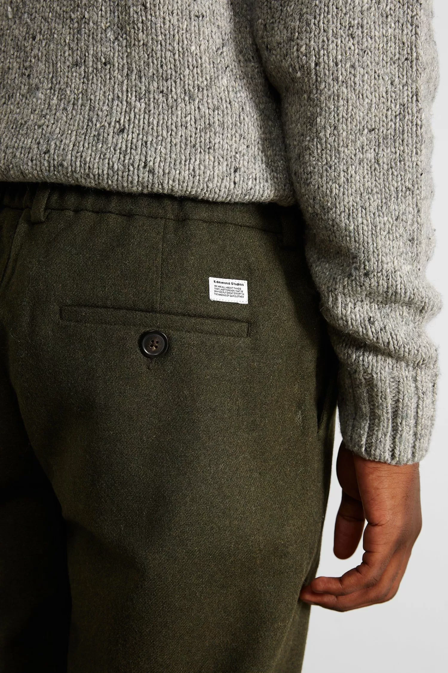 Trousers | Edmmond Studios Jack Pants Plain Khaki