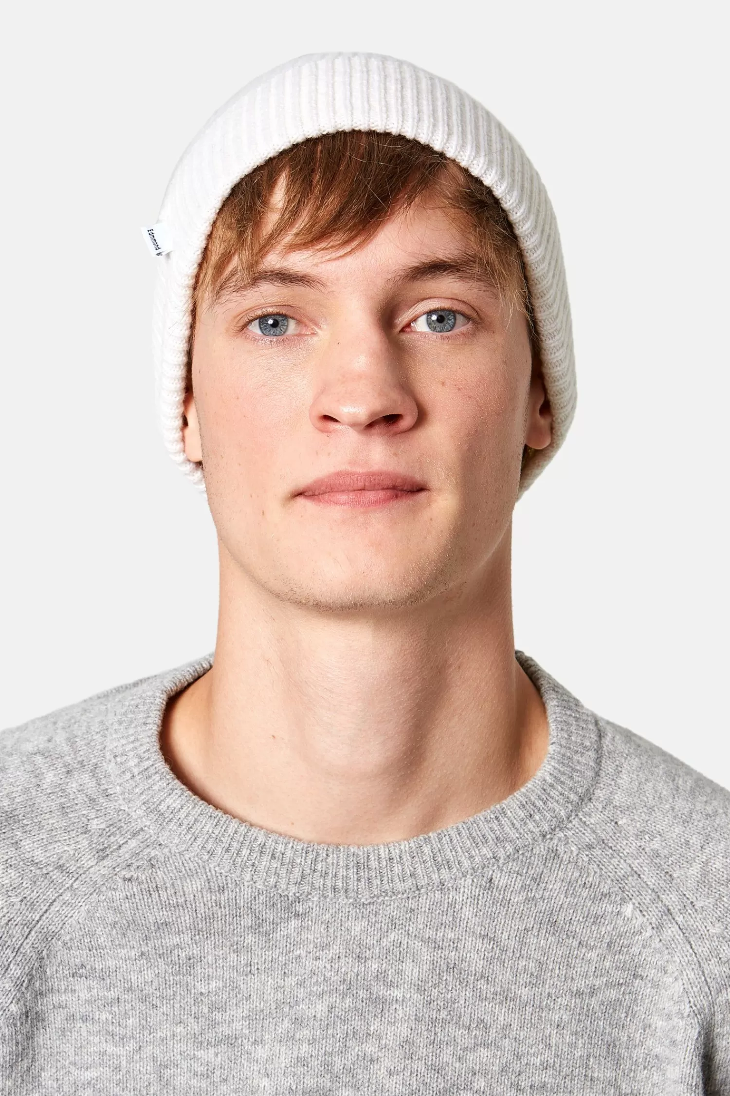 Accessories | Edmmond Studios Knit Beanie Plain Beige