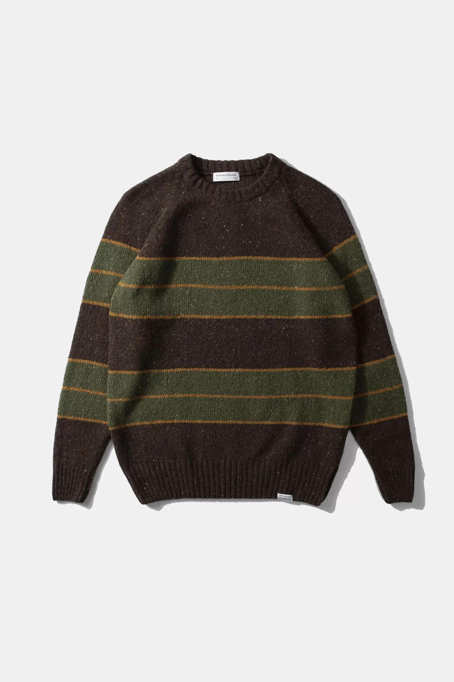 Knitwear | Edmmond Studios Multi Stripes Sweater Plain Brown