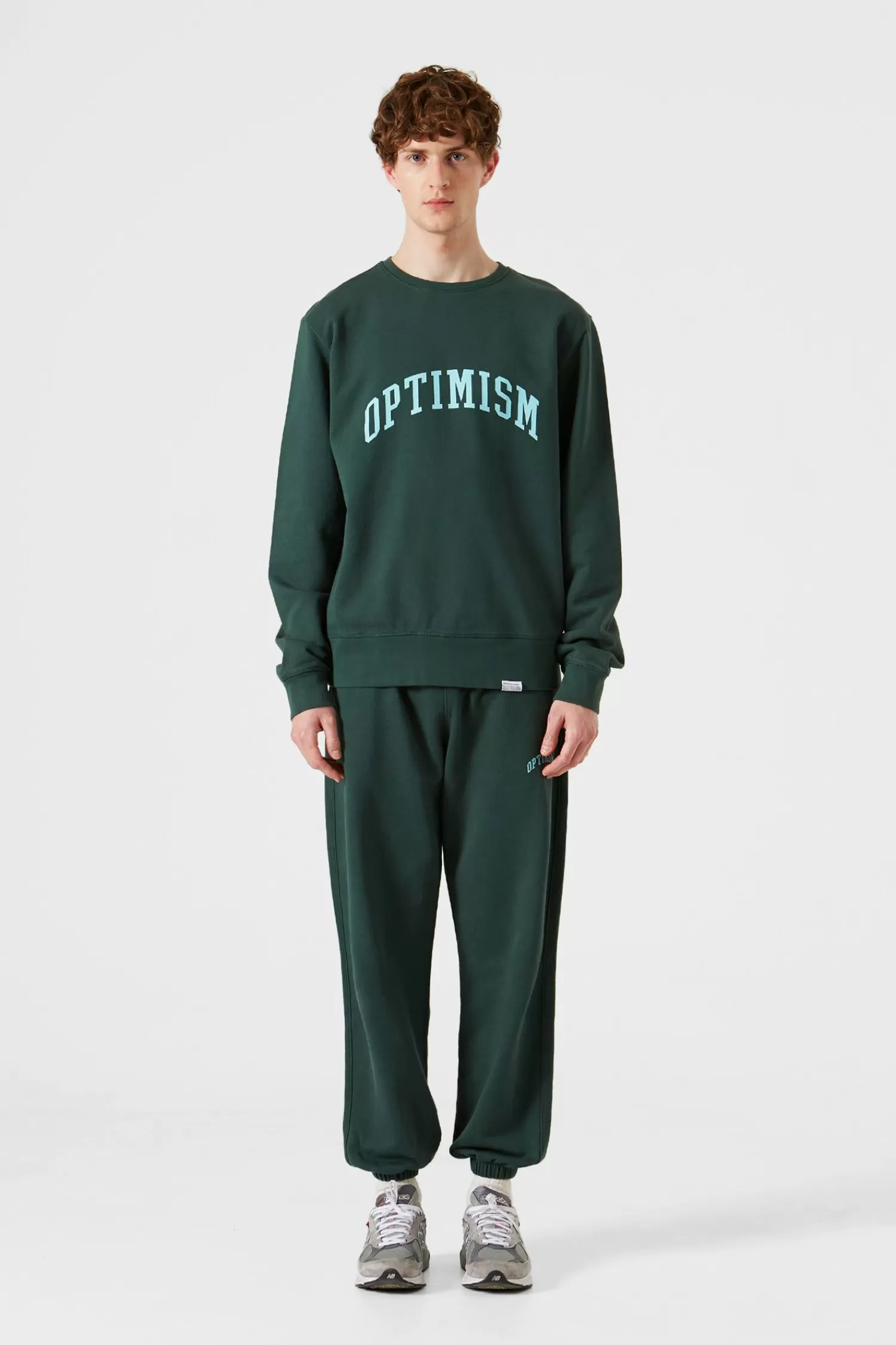 Sweatshirts | Edmmond Studios Optimism Plain Dk Green