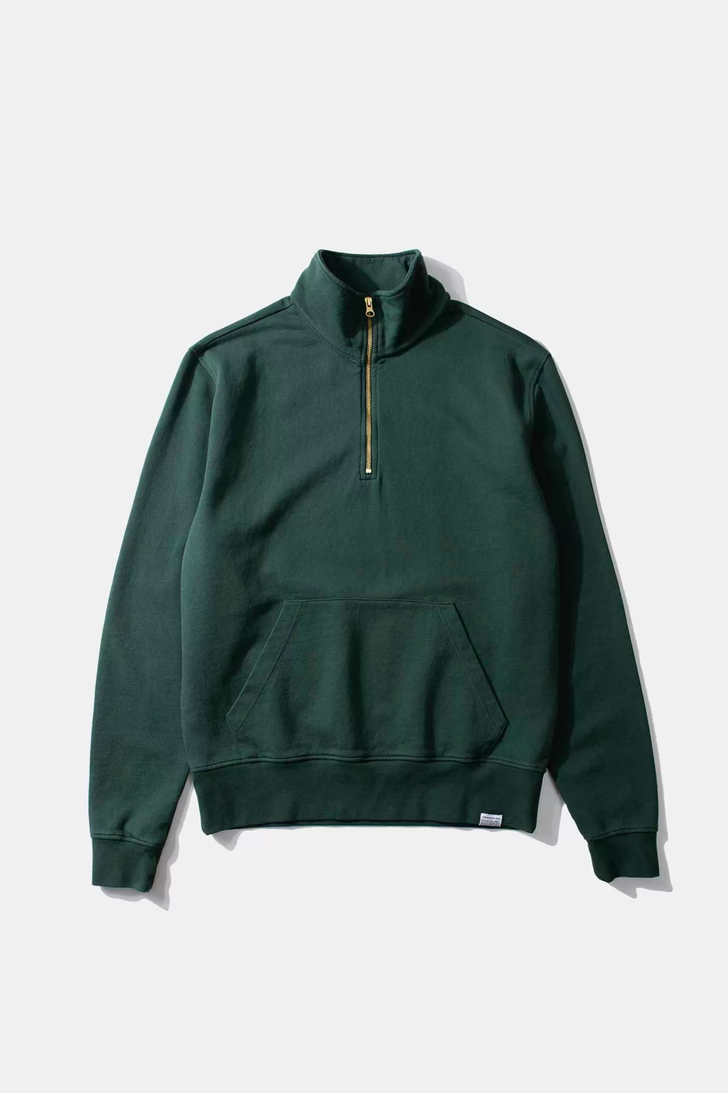 Sweatshirts | Edmmond Studios Page Zip Plain Dk Green