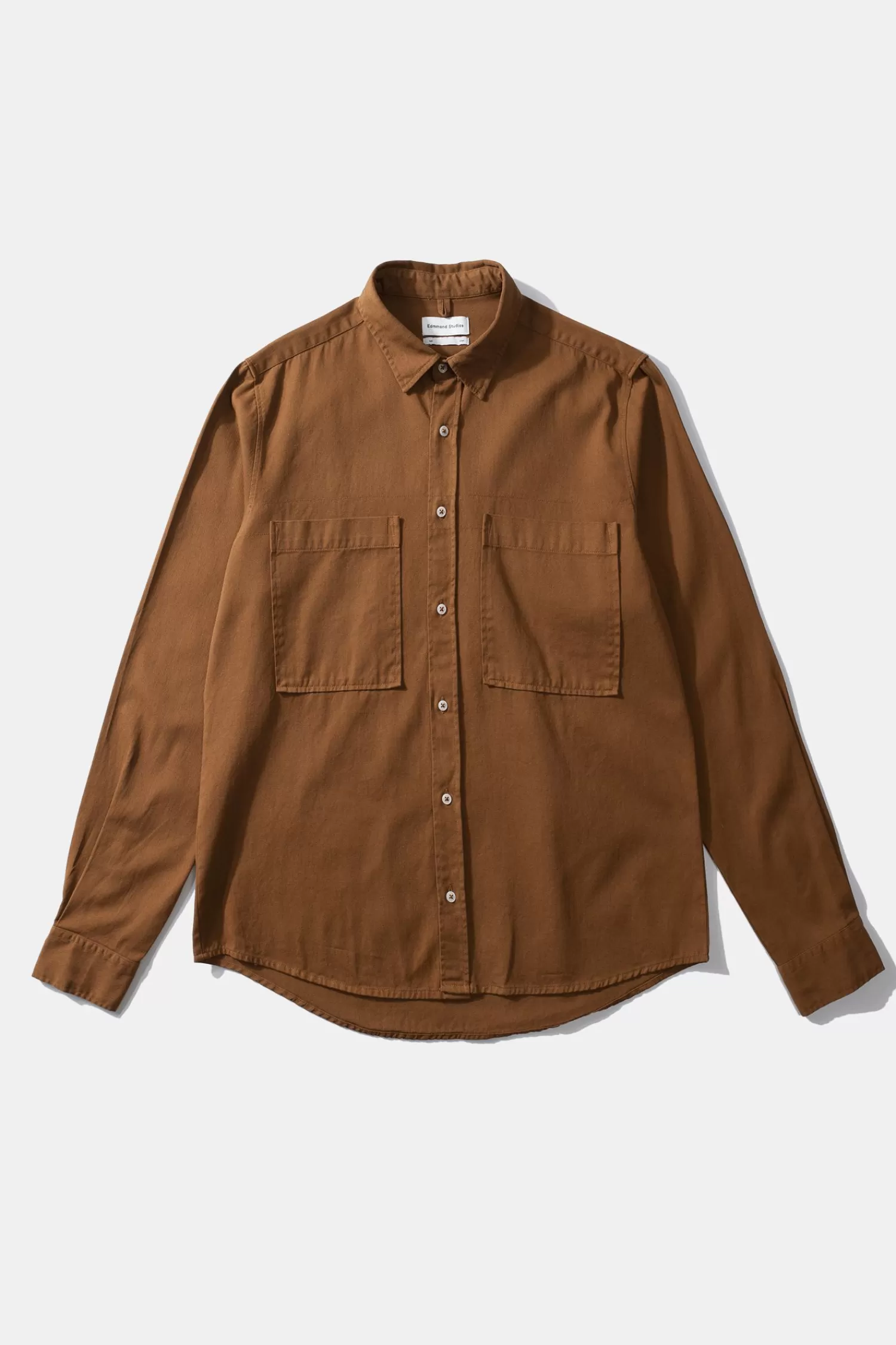 Shirts | Edmmond Studios Pocket Shirt Plain Brown