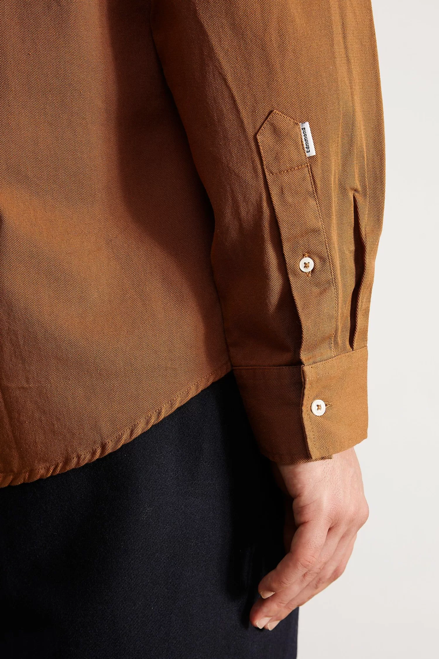 Shirts | Edmmond Studios Pocket Shirt Plain Brown