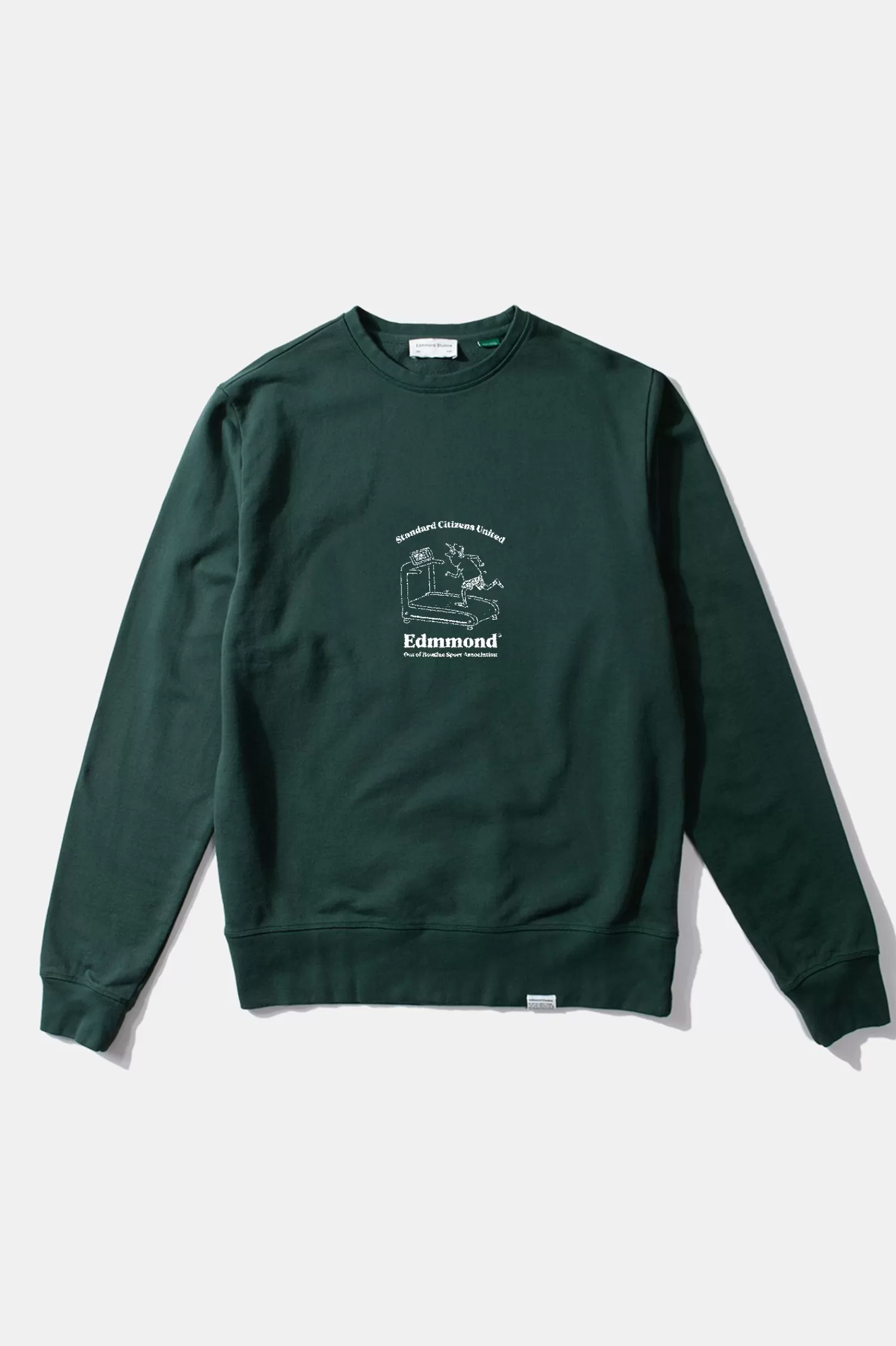 Sweatshirts | Edmmond Studios Runner Plain Dk Green