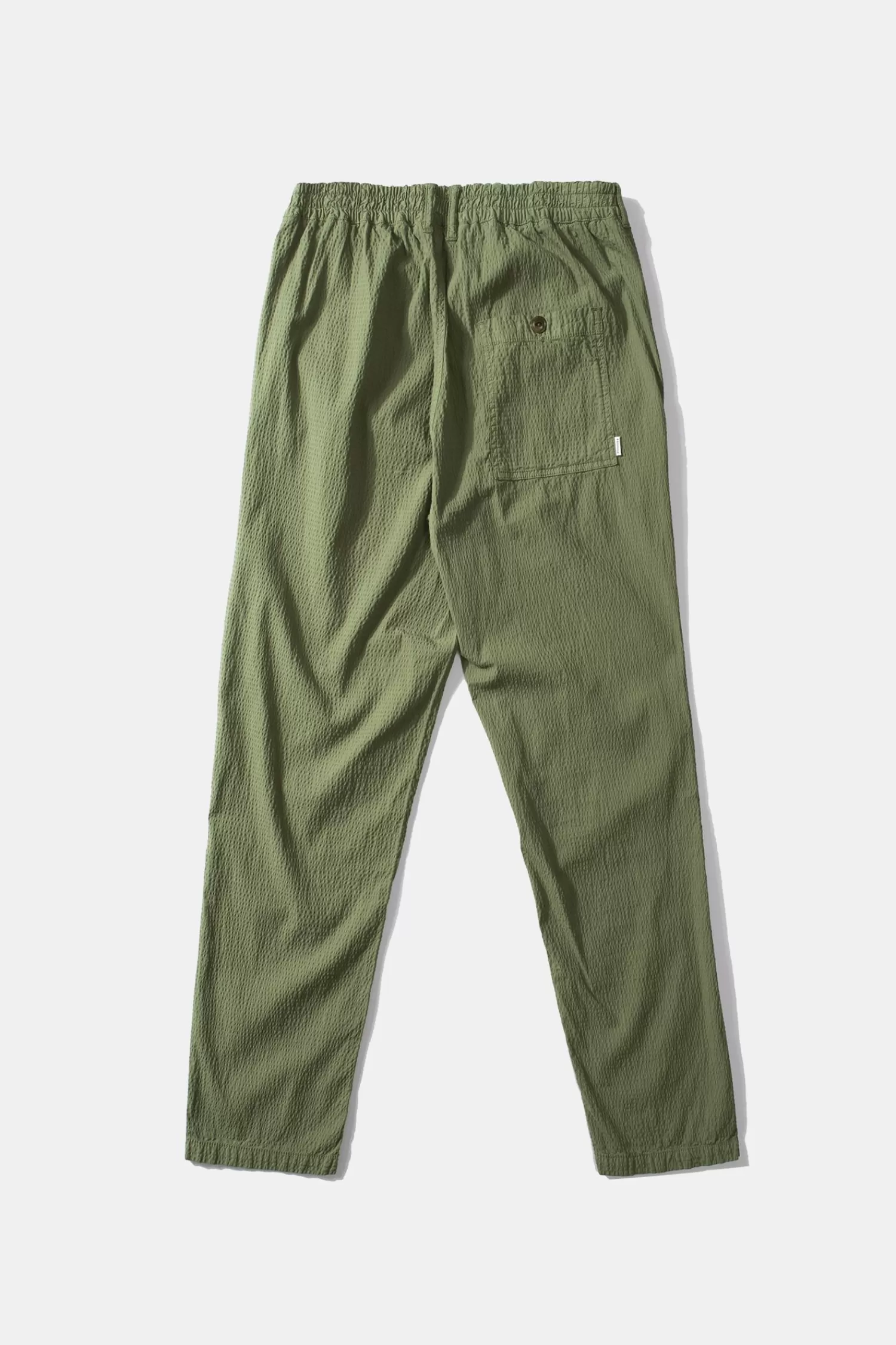 Trousers | Edmmond Studios Seersucker Pants Plain Khaki