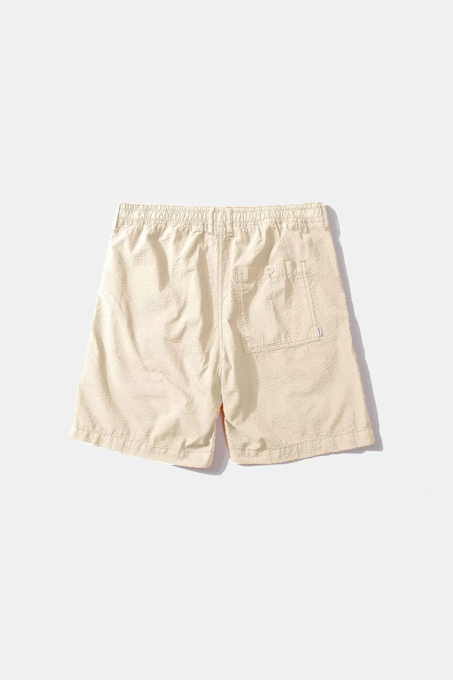 Trousers | Edmmond Studios Seersucker Shorts Plain Off White