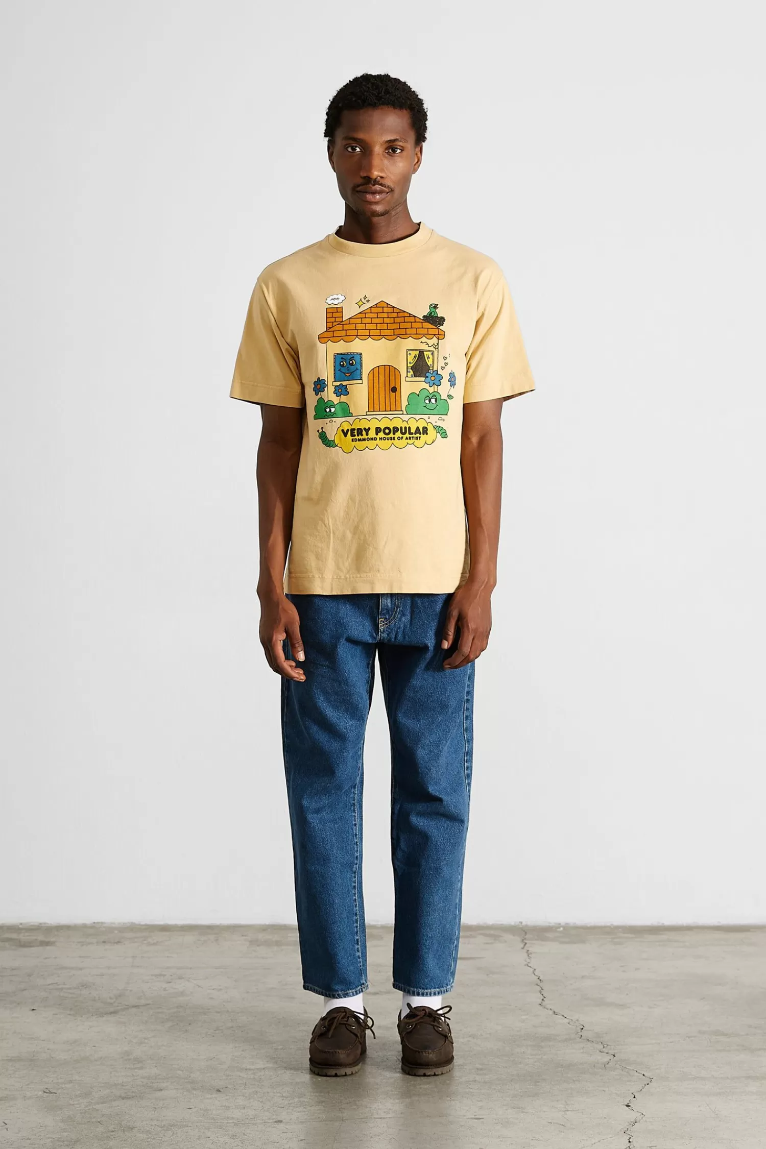 T-Shirts | Edmmond Studios Shelter Plain Light Yellow