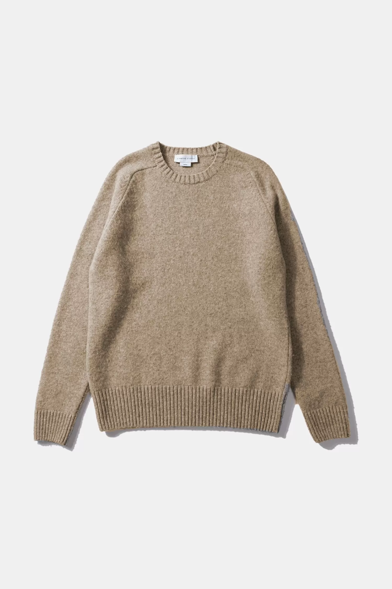 Knitwear | Edmmond Studios Shetland Sweater Plain Beige