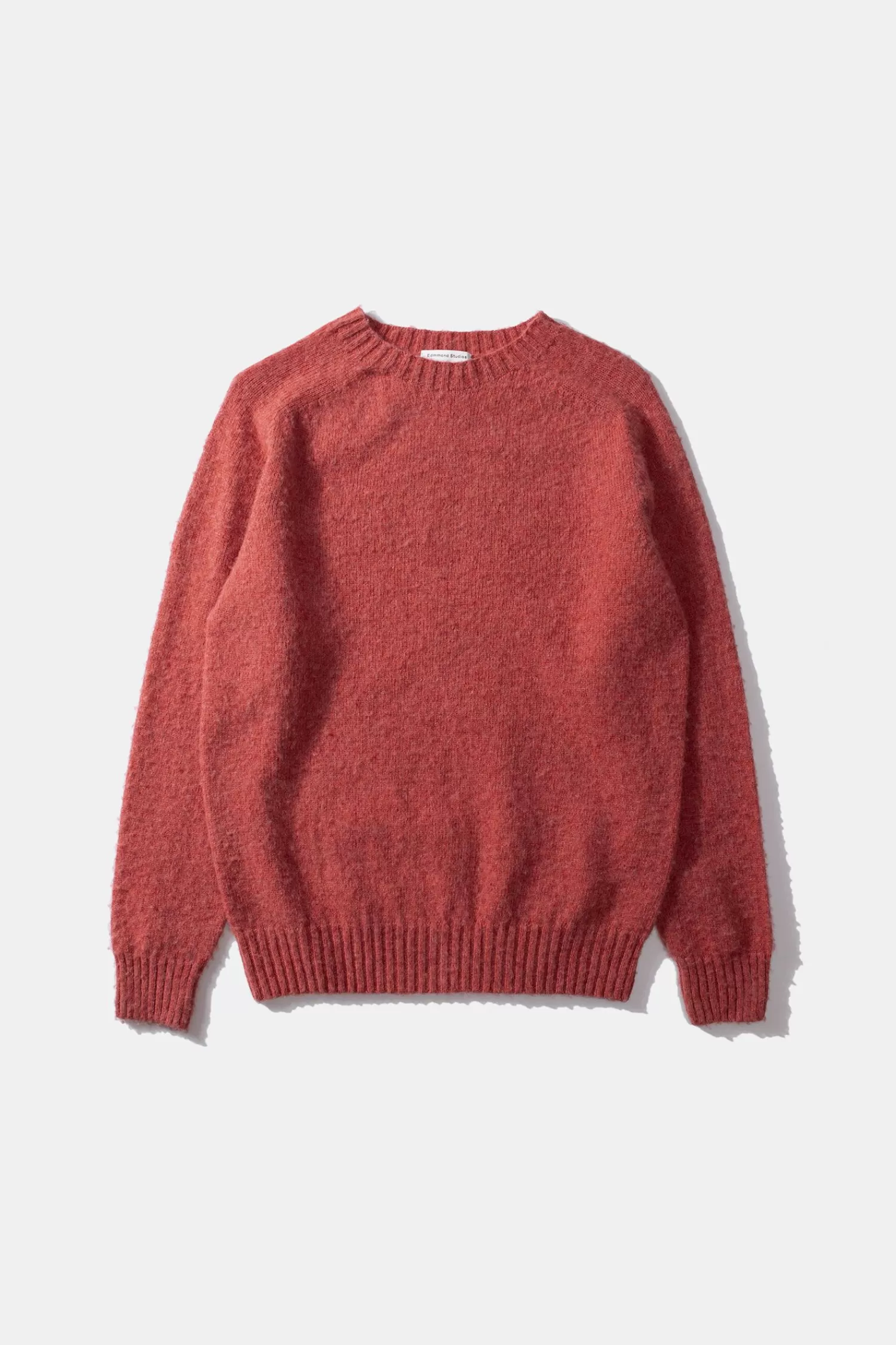 Knitwear | Edmmond Studios Shetland Sweater Plain Salmon