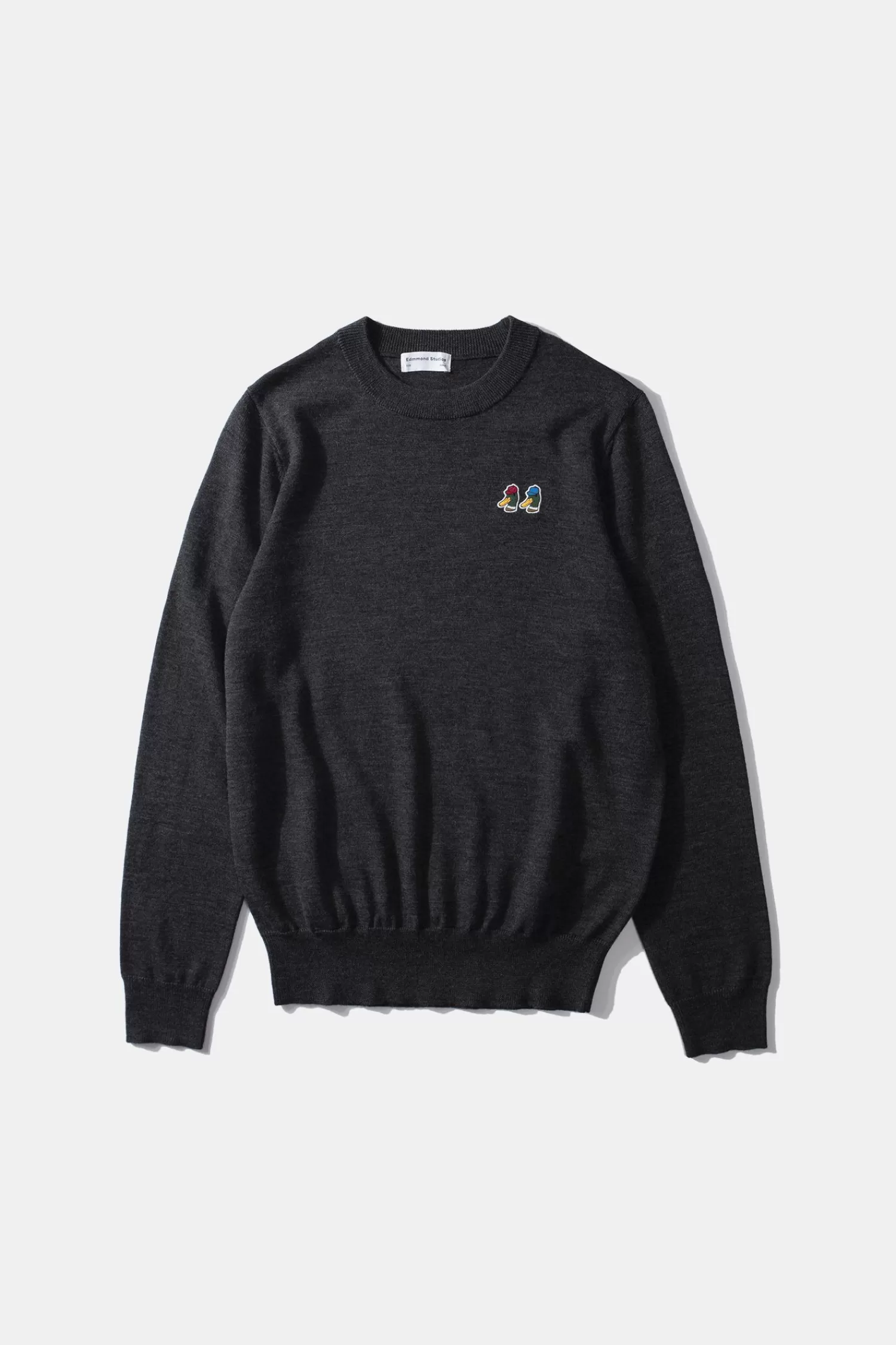 Knitwear | Edmmond Studios Special Duck Plain Dk Grey