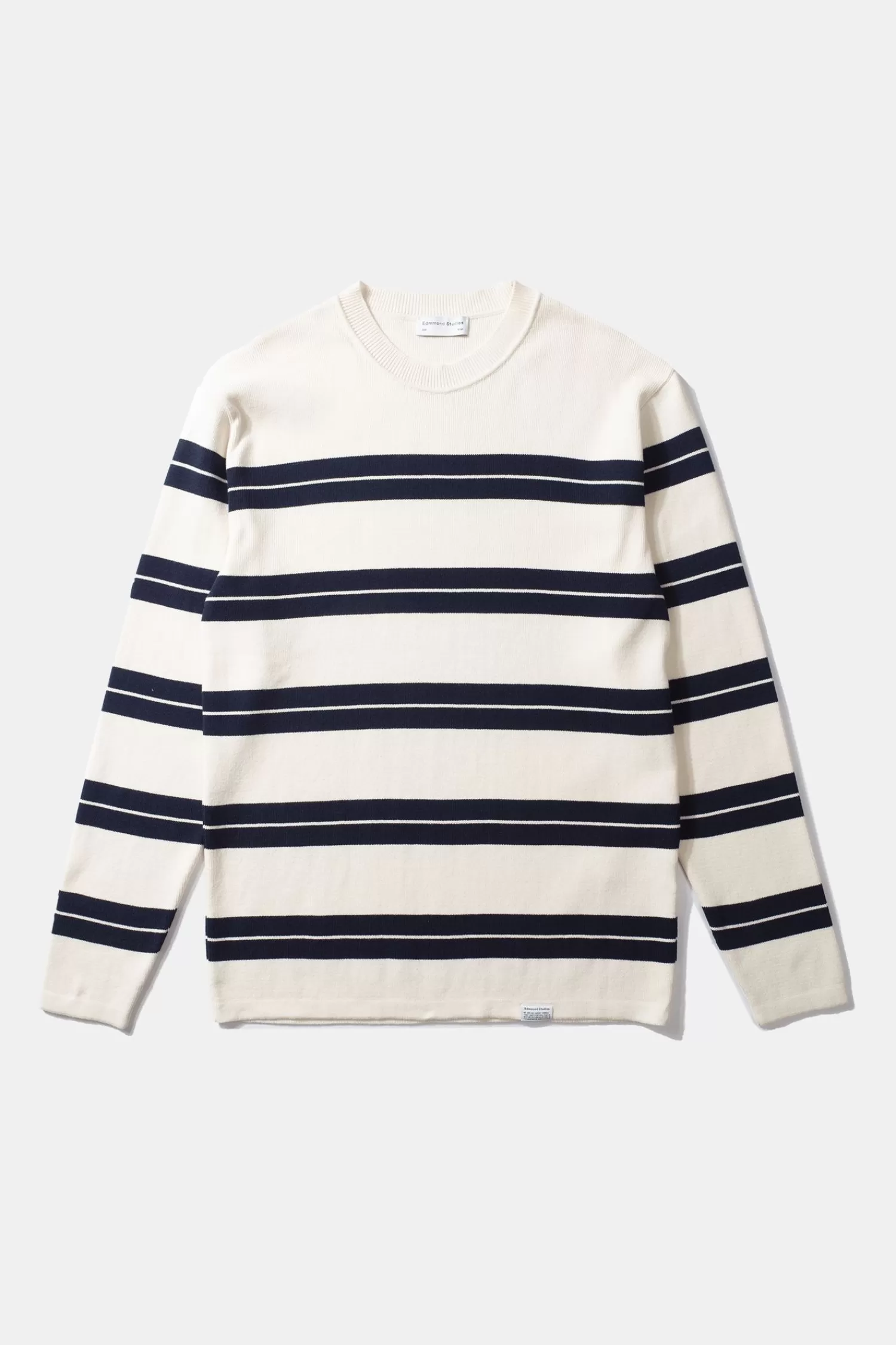 Knitwear | Edmmond Studios Striped Sweater Plain Beige