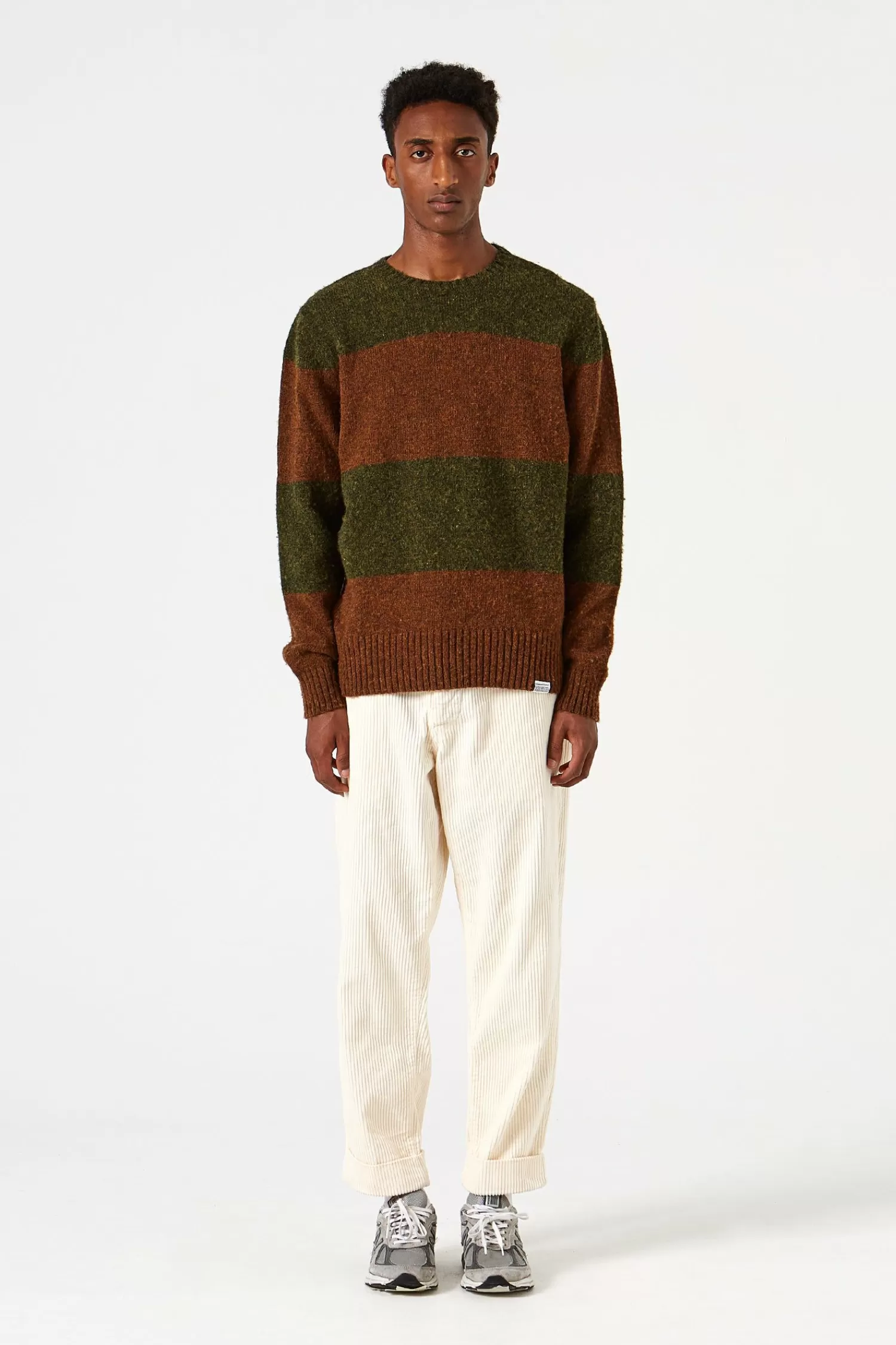 Knitwear | Edmmond Studios Stripes Sweater Plain Green