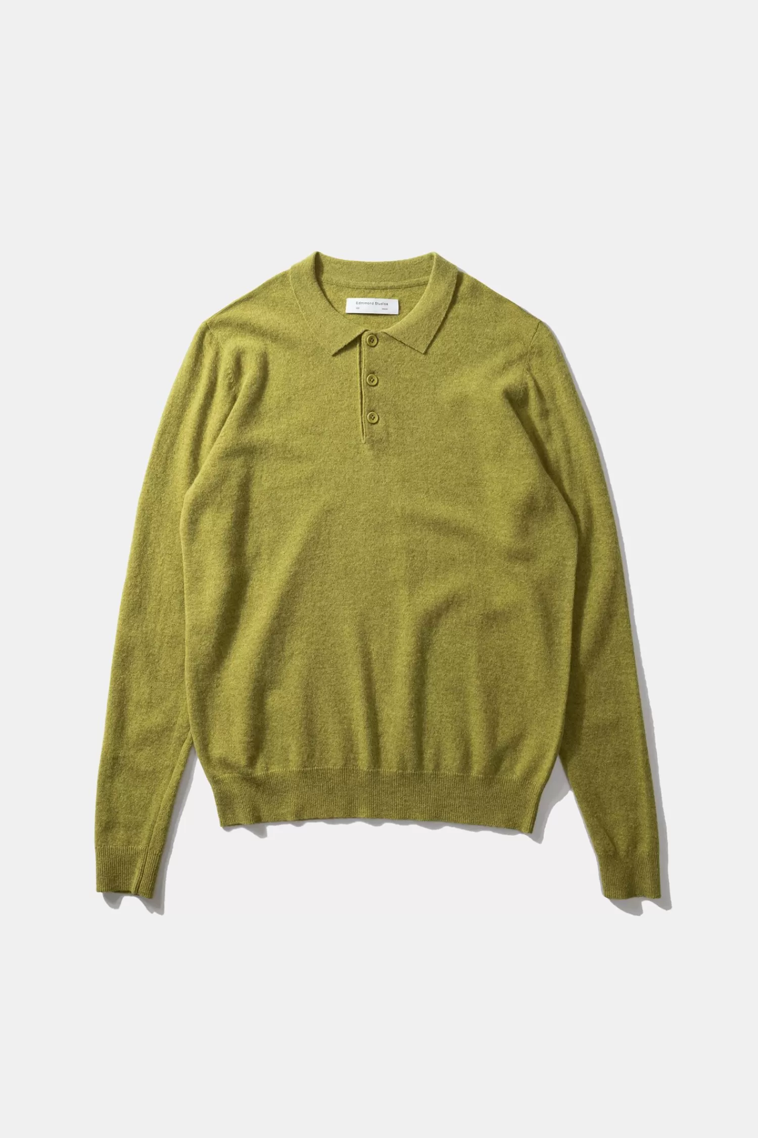 Knitwear | Edmmond Studios Wool Polo Plain Green